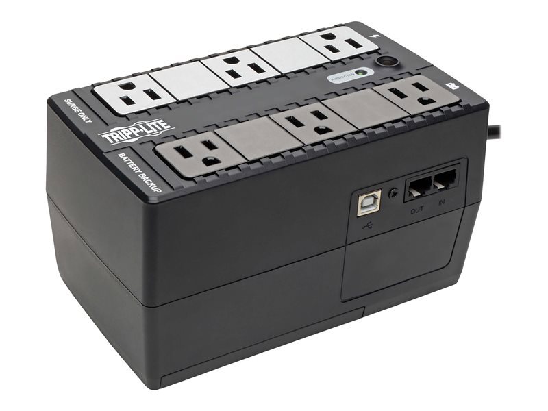 Internet Office Ultra-Compact Desktop Standby UPS, 6 Outlets, 350 VA, 380 J